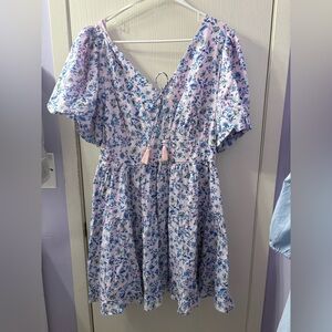 Jessica Simpson Faeryn Tiered Short Dress